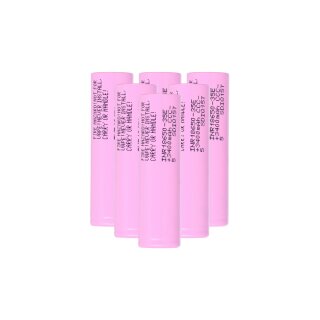 6 x Samsung INR18650-35E 3500mAh 3,7V - 18650 Akku