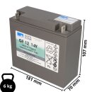 Battery compact rehab Invacare atm take along 12v 14Ah