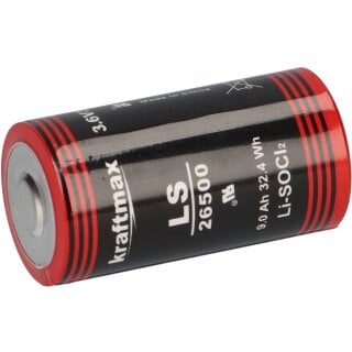 Kraftmax Lithium 3,6V Batterie LS26500 C - Zelle