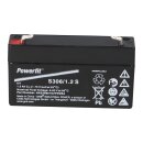 Exide Powerfit lead-acid battery agm 6v 1,2Ah s306/1.2 s