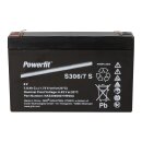 Exide powerfit lead acid battery agm 6v 7.5Ah s306/7 s