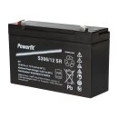 Exide Powerfit S306/12 SR 6V 12Ah AGM Standby-Akku