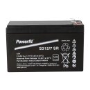 Exide Powerfit S312/7 SR 12V 7,2Ah AGM Standby-Akku