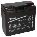 Exide Powerfit Bleiakku AGM 12V 18Ah S312/18 F5