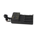 PATONA USB Ladegerät für Rundzellen CR123A 14500 16340 18650 22650 26650 AAA AA
