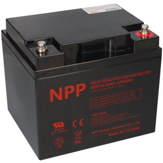 NPP Blei-Akku NPD12-45 12V 45Ah zyklisch