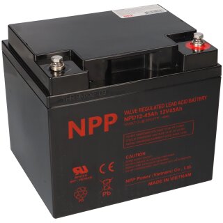 NPP Blei-Akku NPD12-45 12V 45Ah zyklisch