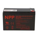 NPP HR1234W High-Rate AGM Bleiakku 12V 9Ah Faston 6,3 mm