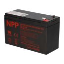 NPP HR1234W High-Rate AGM Bleiakku 12V 9Ah Faston 6,3 mm