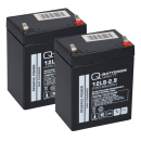 Oxford 2x 12V, 2,9Ah Bleigel Batterie Neubestückung,...