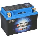 Shido LiFePO4 LTX9-BS 12V  3Ah Lithium Motorradbatterie