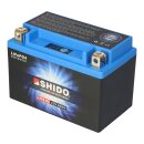 Shido LiFePO4 LTX9-BS 12V 3Ah Lithium Motorradbatterie