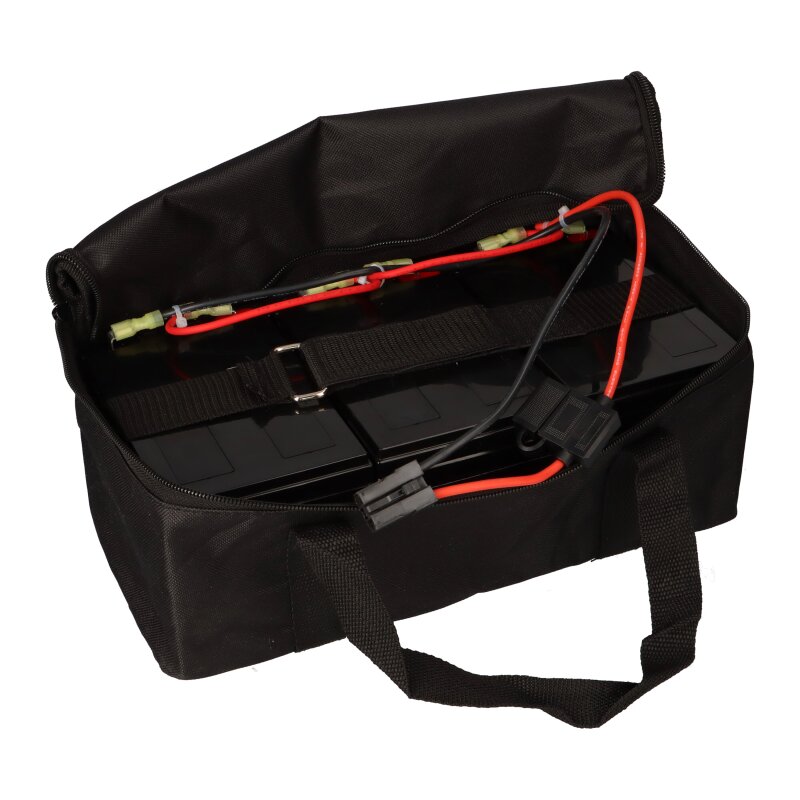 Akkusatz für Mach1 36V Akkupack Elektro Scooter 3x 12Volt 15Ah Akku + Tasche Plug & Play MP