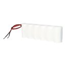 Battery pack 7.2v 4.0Ah NiCd emergency lights ht 20cm cable F1x6 f61nicd4000