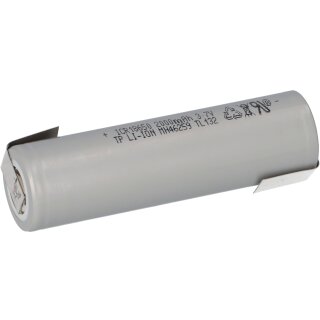 TerraE INR 18650 20P Li-Ion Akku - 3,7V 2000mAh 30A Z-Lötfahne