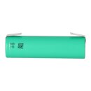 TerraE INR 18650 25P Li-Ion Akku - 3,6V 2500mAh 20A U-Lötfahne