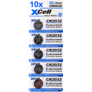 50er Spar-Set XCell CR2032 Lithium-Knopfzelle 3V / 220mAh...