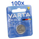 varta cr 2032 lithium coin cell 3v 100 pcs 1pcs blister