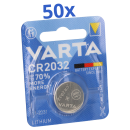 varta cr 2032 lithium coin cell 3v 50 pcs 1pcs blister