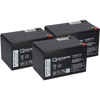 36V 3x 12LCP-12 12V-13Ah AGM BLEI AKKU kompatibel Maximilian II QB