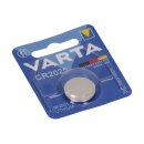 10 x varta cr 2025 lithium button cell 3v 1pc blister