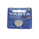 10 x varta cr 2025 lithium button cell 3v 1pc blister