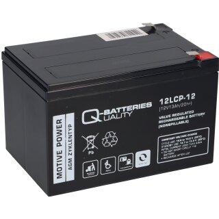 Akku f. Panasonic LC-CA1212PG1 12LCP-12 12V-13Ah AGM Batterie QB