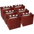 6x Trojan T-125 6V 240Ah deep cycle Batterie (36V)