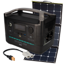 SET EcoFlow River MAX Powerstation mit Solartasche 120W