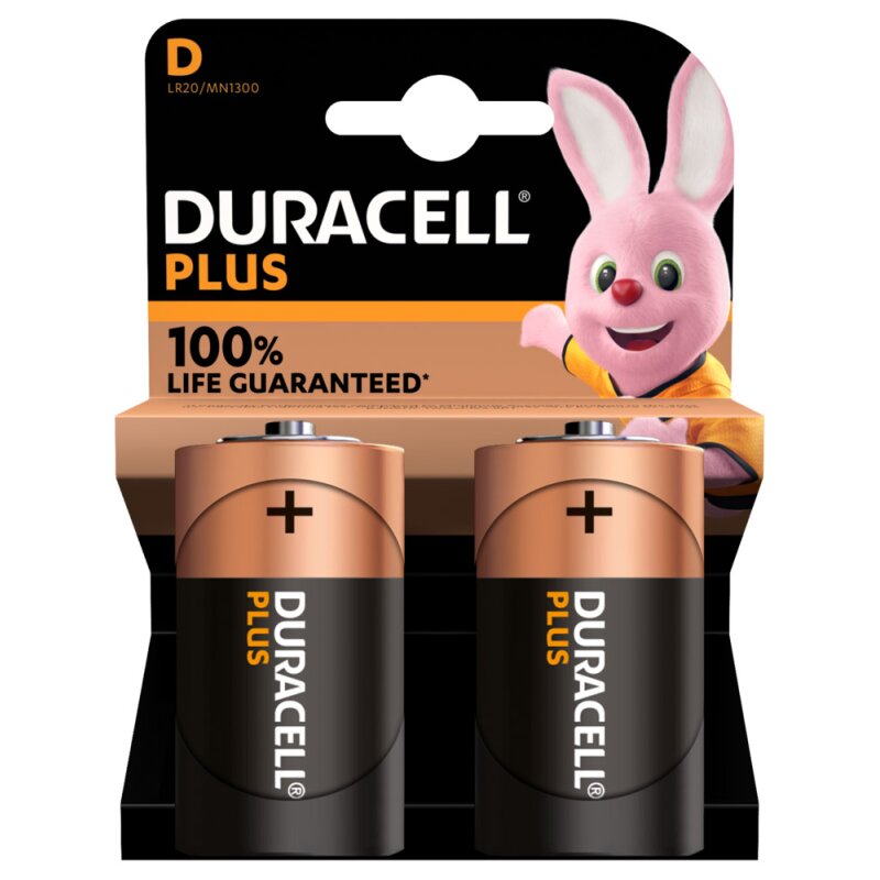 Duracell D Größe Plus Power +100% - 2Er-Pack - Bild 6