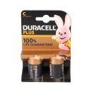 Duracell mn1400 Plus Baby Battery 1.5v 2pcs Blister