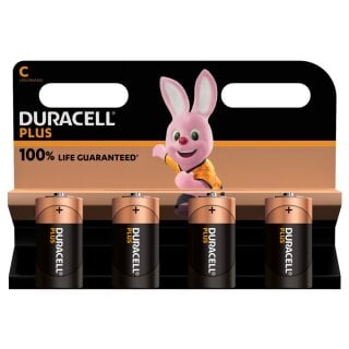 Duracell MN1400 Plus Baby Batterie 1,5V 4er Blister