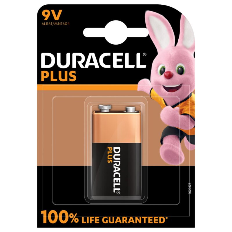 Duracell - Plus-9V B1 9 V Block-Batterie Alkali-Mangan 9 V 1 St. - Bild 7