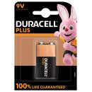Duracell MN1604 Plus 9V-Block Batterie 1er Blister