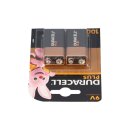 2x Duracell Plus MN1604 9V Block Batterie - passend für Rauchmelder, Messgeräte & Audio