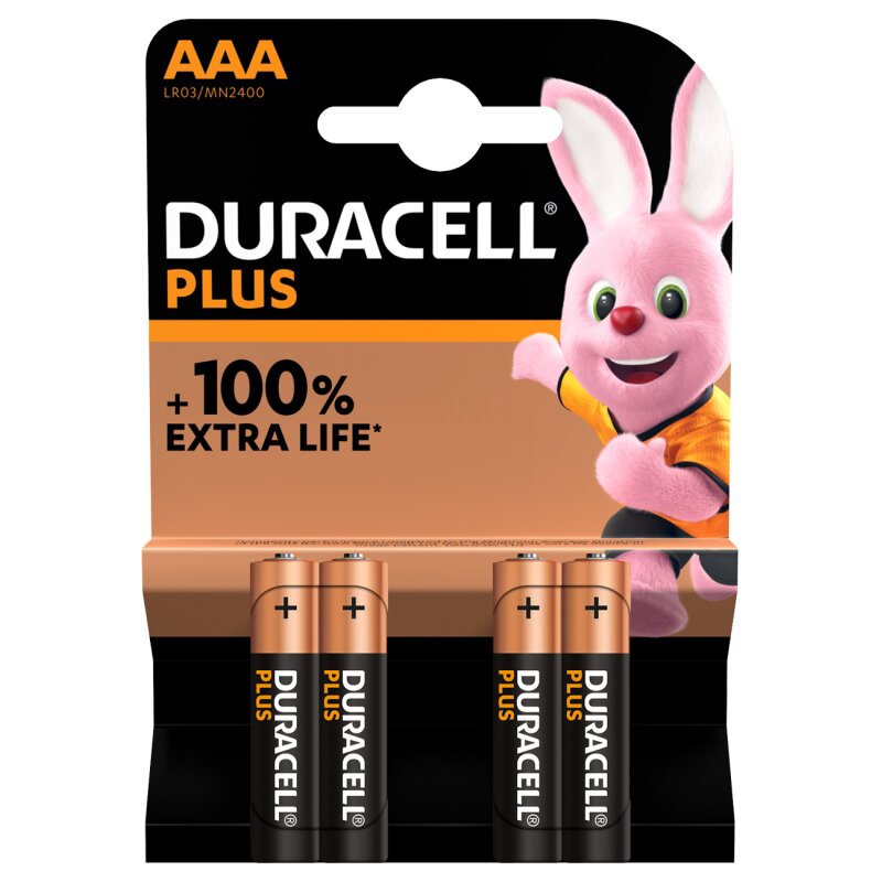 Duracell Aaa Plus Power +100% - Packung Mit 4 - Bild 3
