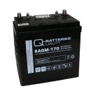 Q-Batteries 8 AGM-170 Traktionsbatterie 8V 145Ah AGM Akku...