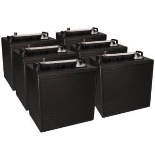 6x Q-Batteries 6DC-210 6V 210Ah Deep Cycle Traktionsbatterie