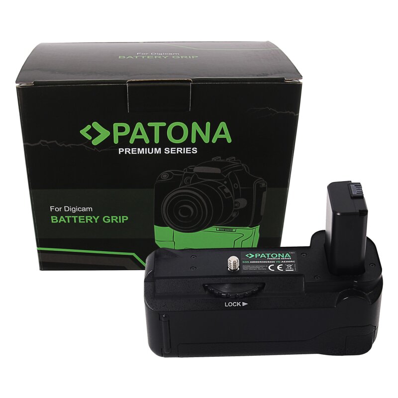 Premium Batteriegriff VG-A6300 Sony A6000 A6300 A6400 für NP-FW50 Akku inkl. Fernbedienung