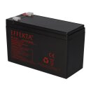 Effekta BTL 12-9K AGM Bleiakku 12V 9Ah – wartungsfreier VRLA-Akku