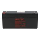 Effekta bt 6-3.2 lead-fleece battery agm vrla 6v 3,2Ah