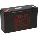 Effekta BT 6-12 Blei-Vlies Akku AGM VRLA 6V 12Ah