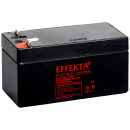 Effekta BT 12-1.2 Blei-Vlies Akku AGM VRLA 12V 1,2Ah
