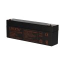 Effekta BT 12-2,3 AGM Bleiakku 12V 2,3Ah – wartungsfreier VRLA-Akku