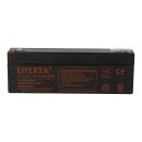 Effekta bt 12-2.3 lead-fleece battery agm vrla 12v 2,3Ah