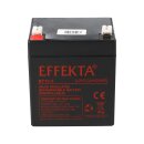 Effekta BT 12-5 Blei-Vlies Akku AGM VRLA 12V 5Ah