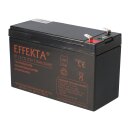 Effekta BT 12-7 AGM Bleiakku 12V 7Ah VdS – wartungsfreier VRLA-Akku