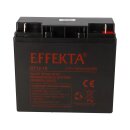 Effekta bt 12-18 lead-fleece battery agm vrla 12v 18Ah