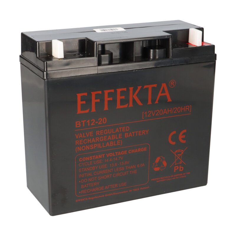 EFFEKTA BT 12-20 AGM Batterie / Bleiakku 12V 20Ah