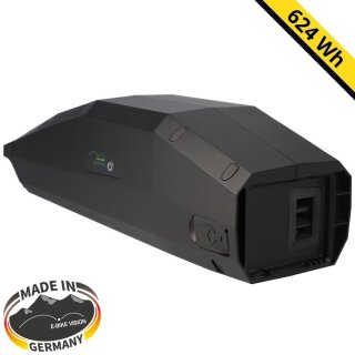 E-Bike Akku Power Pack 36 Volt 17,1Ah max. 624Wh für Yamaha  TE Rahmen Unterrohr